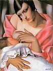 Tamara de Lempicka Breast feeding painting
